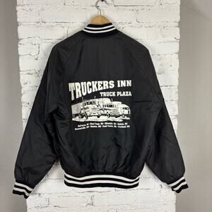 Vintage Sportsmaster Truckers Inn Truck Plaza Jacket